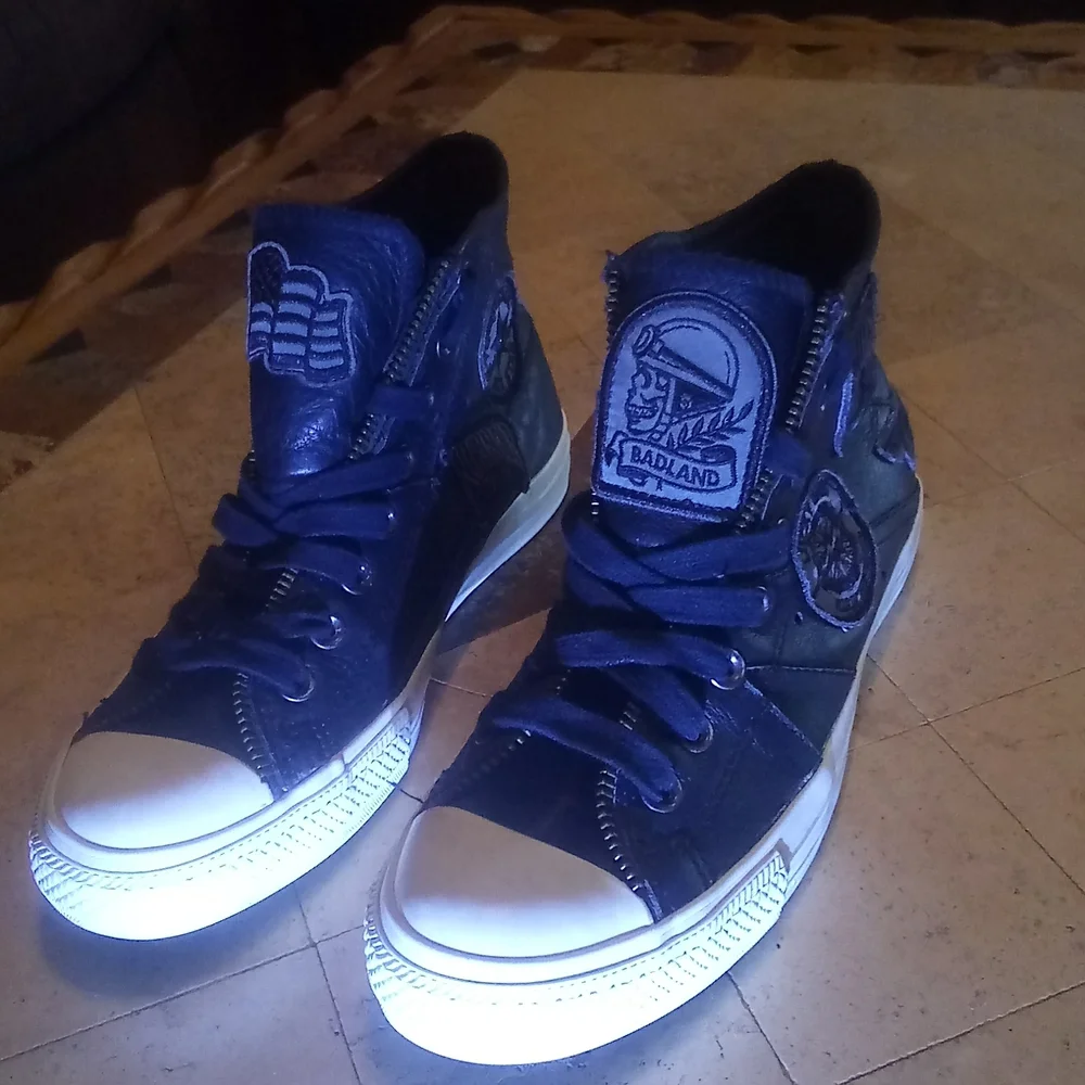 (Rare)Chuck Taylor Leather 7-M 9-W - Picture 7 of 12